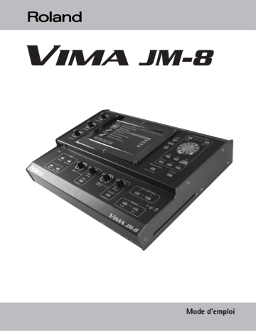 Roland VIMA JM-8 Module Sonore Manuel du propriétaire | Fixfr