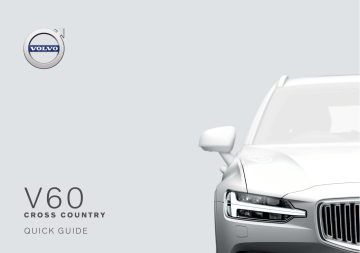 Manuel utilisateur | Volvo V60 Cross Country 2020 Guide de démarrage rapide | Fixfr
