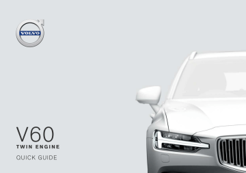 Manuel utilisateur | Volvo V60 Twin Engine 2019 Guide de démarrage rapide | Fixfr
