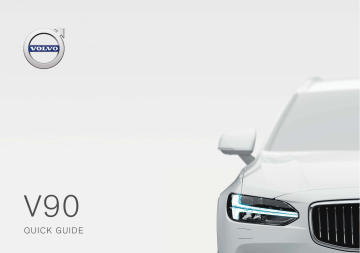 Manuel utilisateur | Volvo V90 2018 Guide de démarrage rapide | Fixfr