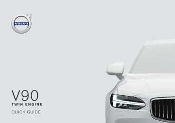 Manuel utilisateur | Volvo V90 Twin Engine 2019 Late Guide de démarrage rapide | Fixfr