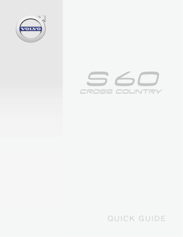Manuel utilisateur | Volvo S60 Cross Country 2017 Early Guide de démarrage rapide | Fixfr