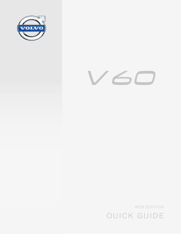 Manuel utilisateur | Volvo V60 2014 Guide de démarrage rapide | Fixfr