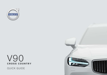 Manuel utilisateur | Volvo V90 Cross Country 2019 Early Guide de démarrage rapide | Fixfr