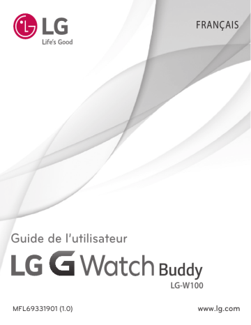G Watch | LGW100 | LG W100 Mode d'emploi | Fixfr