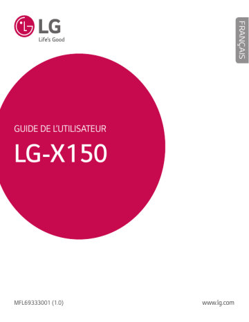 Bello 2 | LGX150-negro | LG Bello II | LG LGX150 Mode d'emploi | Fixfr