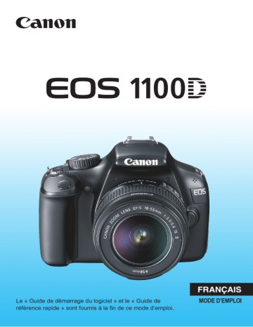 Canon EOS 1100D Mode d'emploi | Fixfr