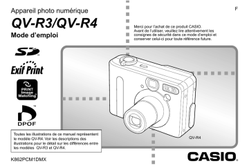 QV-R3 | Casio QV-R4 Manuel utilisateur | Fixfr