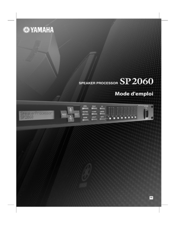 Yamaha SP2060 Manuel utilisateur | Fixfr
