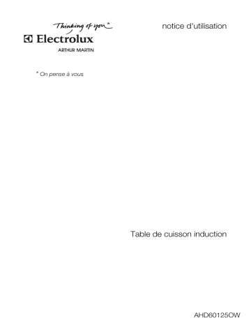 ARTHUR MARTIN ELECTROLUX AHD60125OW Manuel utilisateur | Fixfr