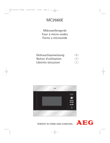 MC2660EB | MC2660EW | Aeg-Electrolux MC2660EA Manuel utilisateur | Fixfr