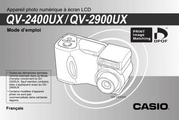 Casio QV-2900UX Manuel utilisateur | Fixfr