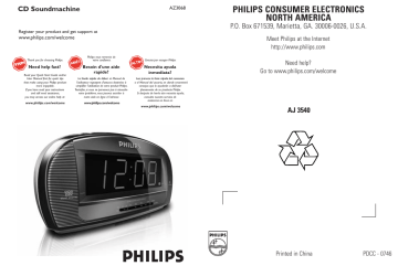 Philips Cable Box AZ3068 Manuel utilisateur | Fixfr