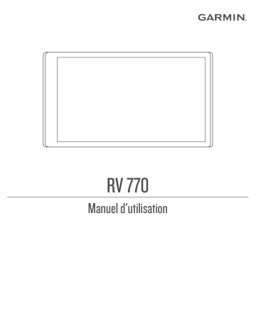 Garmin RV 770 LMT-S Manuel utilisateur | Fixfr