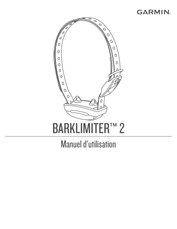 Garmin BarkLimiter™ 2 Manuel utilisateur | Fixfr