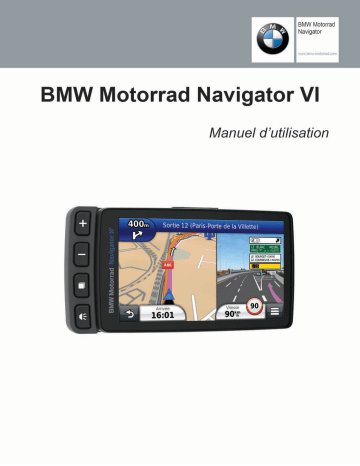 Garmin BMW Motorrad Navigator VI Manuel utilisateur | Fixfr