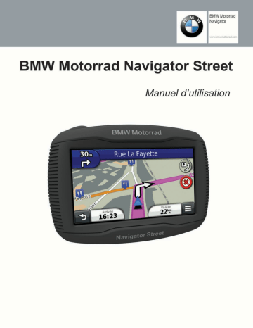 Garmin BMW Motorrad Navigator Street Manuel utilisateur | Fixfr