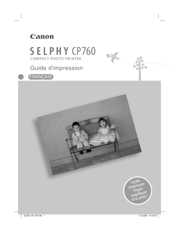 Canon SELPHY CP760 Manuel utilisateur | Fixfr