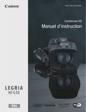 Canon LEGRIA HF G30 Manuel utilisateur | Fixfr