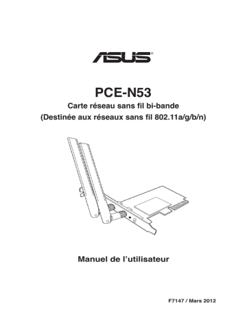 Asus PCE-N53 F7147 Manuel utilisateur | Fixfr