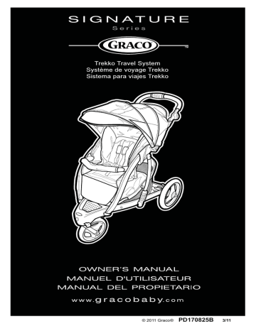 Graco Stroller PD170825B Manuel utilisateur | Fixfr