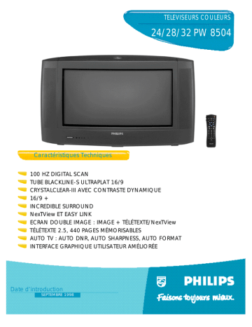 Philips PW 8504 Manuel utilisateur | Fixfr
