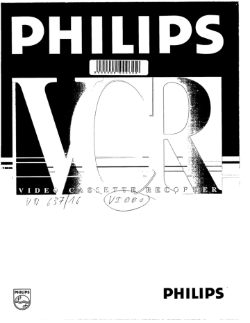 Philips Vidbo VR637 Manuel utilisateur | Fixfr