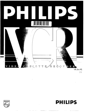 Philips VR2469 Manuel utilisateur | Fixfr