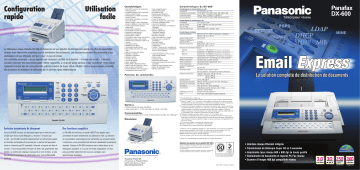 Manuel utilisateur | Panasonic DX600  | Fixfr