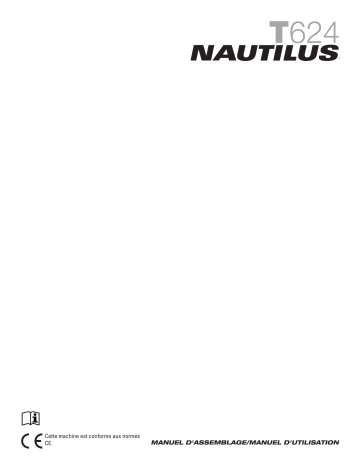 Nautilus T624 Treadmill Manuel utilisateur | Fixfr