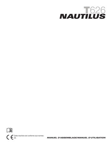Nautilus T626 Treadmill Manuel utilisateur | Fixfr