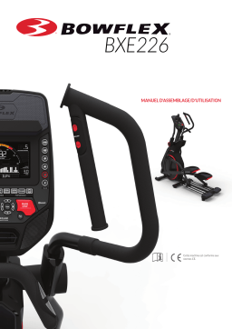 Bowflex BXE226 Elliptical Manuel utilisateur