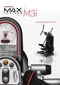 Bowflex M3i Manuel utilisateur