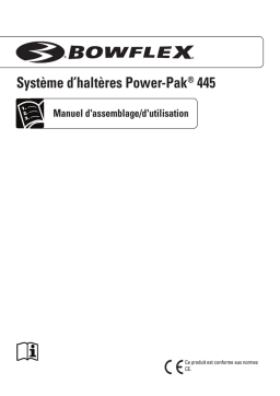 Bowflex 445 Adjustable Dumbbells and Stand Manuel utilisateur