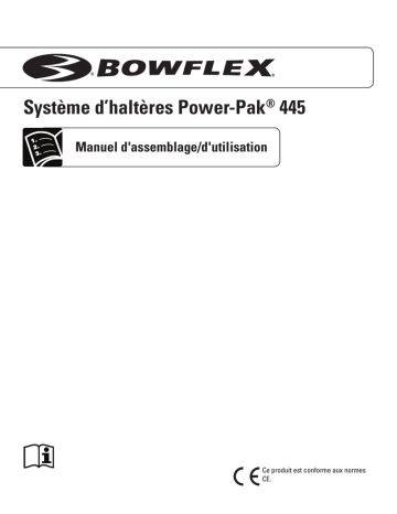 Bowflex 445 Adjustable Dumbbells and Stand Manuel utilisateur | Fixfr