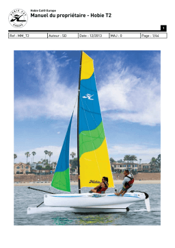 Hobie T2 Manuel utilisateur