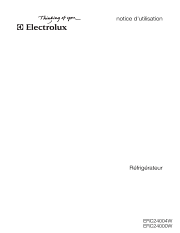 ERC24004W | Mode d'emploi | Electrolux ERC24000W Manuel utilisateur | Fixfr