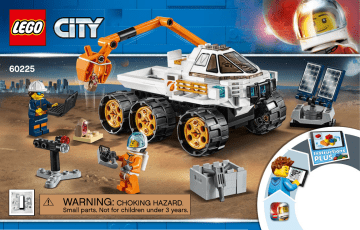 Guide d'installation | Lego 60225 Rover Testing Drive Manuel utilisateur | Fixfr