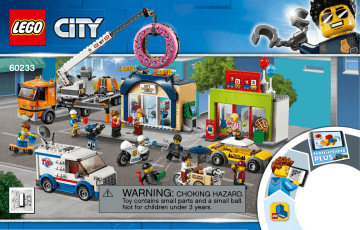 Guide d'installation | Lego 60233 Donut shop opening Manuel utilisateur | Fixfr