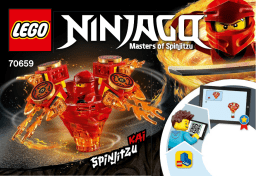Lego 70659 Spinjitzu Kai Manuel utilisateur