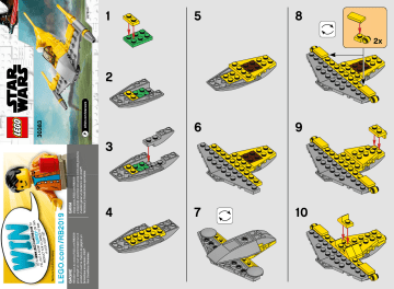 Guide d'installation | Lego 30383 Naboo Starfighter Manuel utilisateur | Fixfr