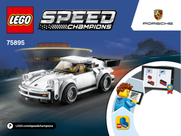 Guide d'installation | Lego 75895 1974 Porsche 911 Turbo 3.0 Manuel utilisateur | Fixfr