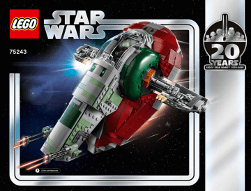 Guide d'installation | Lego 75243 Slave I Manuel utilisateur | Fixfr