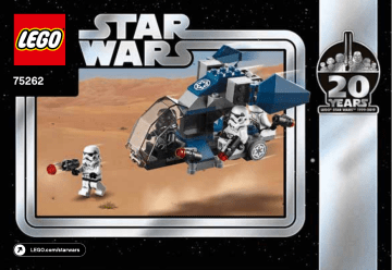 Guide d'installation | Lego 75262 Imperial Dropship Manuel utilisateur | Fixfr