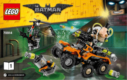Lego 70914 Bane Toxic Truck Attack Manuel utilisateur