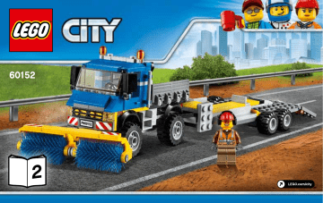 Guide d'installation | Lego 60152 Sweeper & Excavator Manuel utilisateur | Fixfr