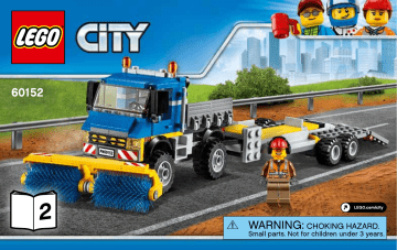 Guide d'installation | Lego 60152 Sweeper & Excavator Manuel utilisateur | Fixfr