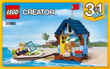 Guide d'installation | Lego 31063 Beachside Vacation Manuel utilisateur | Fixfr