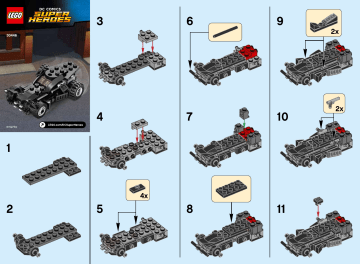 Guide d'installation | Lego 30446 The Batmobile Manuel utilisateur | Fixfr