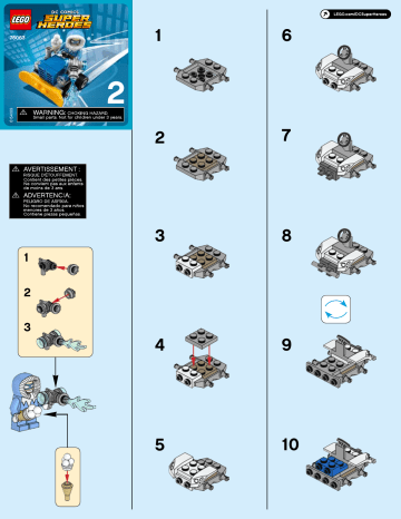 Guide d'installation | Lego 76063 Mighty Micros: The Flash vs. Captain Co Manuel utilisateur | Fixfr